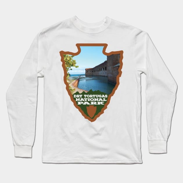 Dry Tortugas National Park arrowhead Long Sleeve T-Shirt by nylebuss